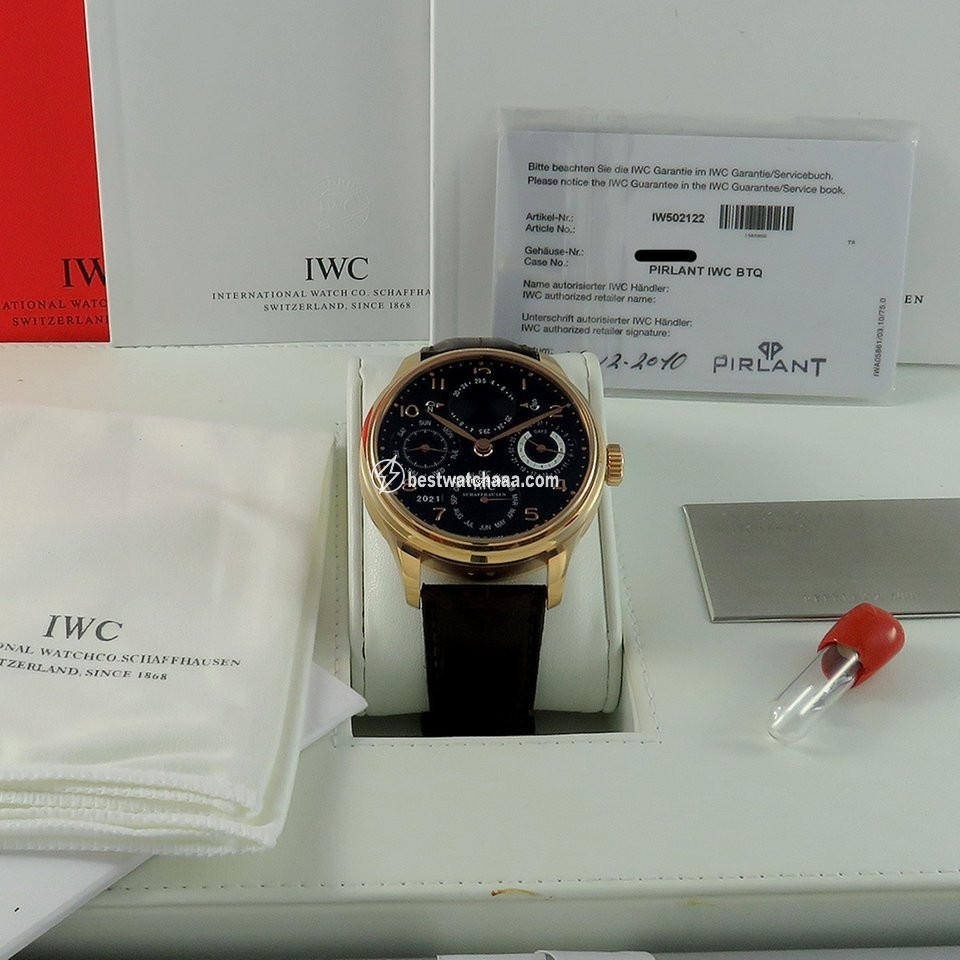 IWC Portuguese Perpetual Calendar Mens watch Unisex Automatic Rose gold IW502122