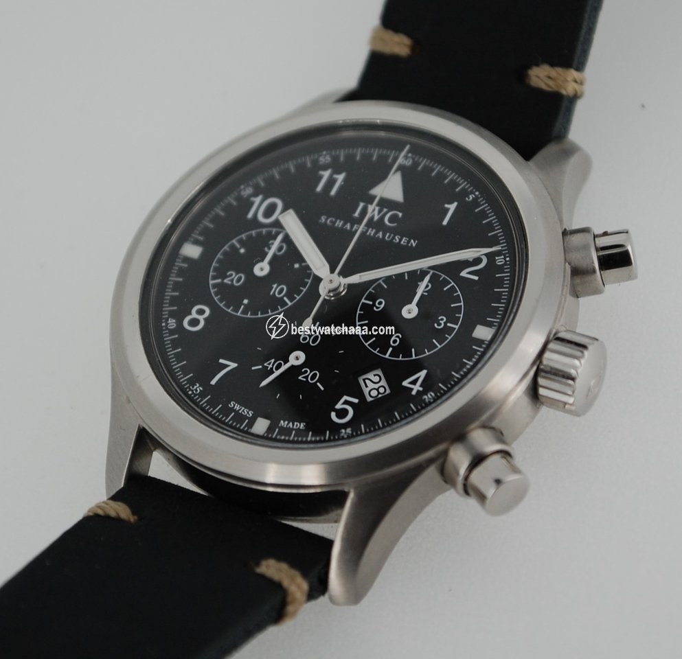 IWC Pilot Chronograph Mens watch Unisex Quartz Steel IW3740 - gallery