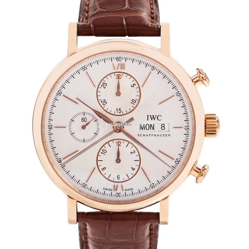 IWC Portofino Chronograph Mens watch Unisex Automatic Red gold IW391020