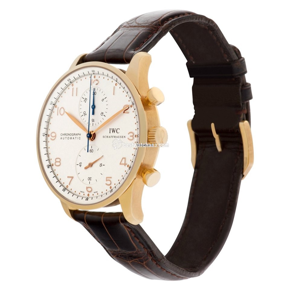 IWC Portuguese Chronograph Mens watch Unisex Automatic Rose gold IW371480 - gallery