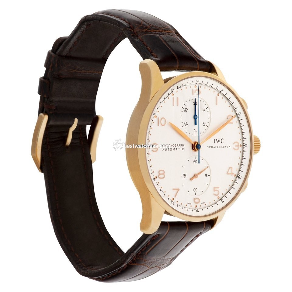 IWC Portuguese Chronograph Mens watch Unisex Automatic Rose gold IW371480 - gallery