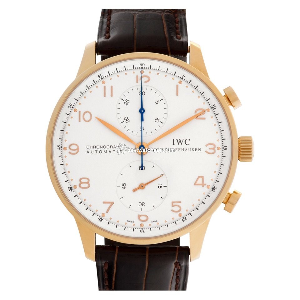 IWC Portuguese Chronograph Mens watch Unisex Automatic Rose gold IW371480 - gallery