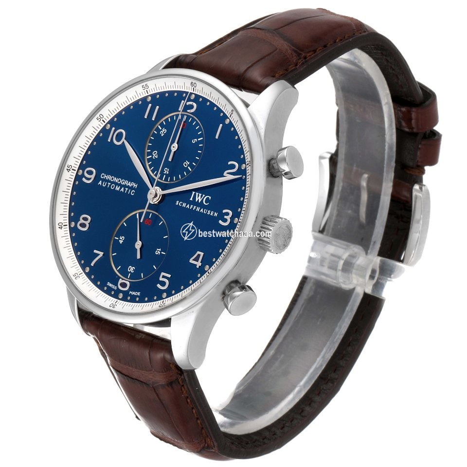 IWC Portuguese Chronograph Mens watch Unisex Automatic Steel IW371432 - gallery