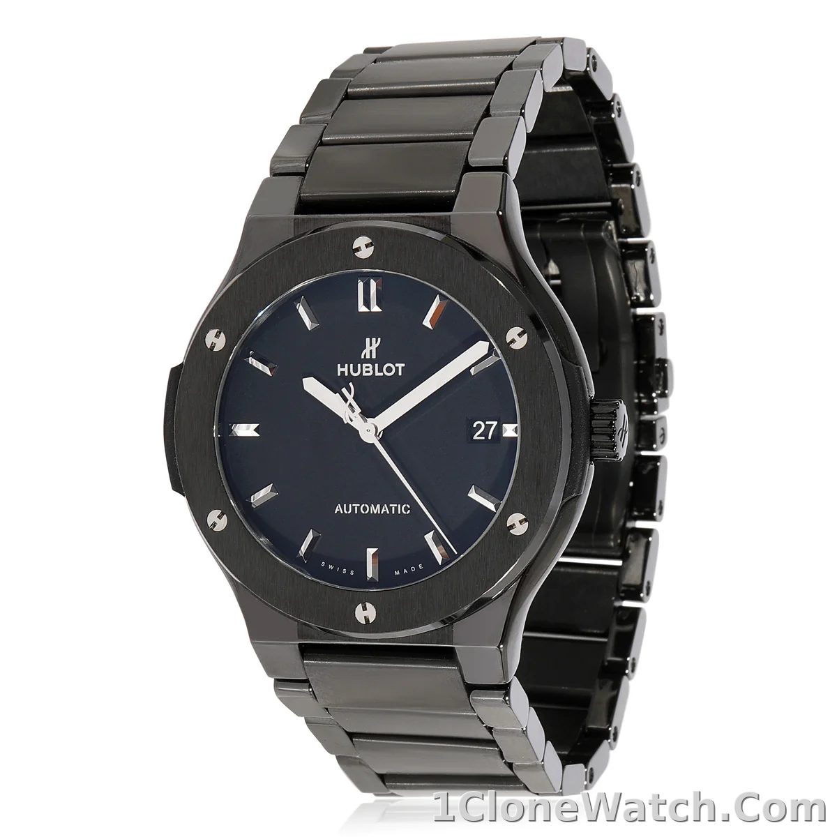 Hublot Classic Fusion Men Automatic Black Ceramic Watch 510.CM.1170.CM