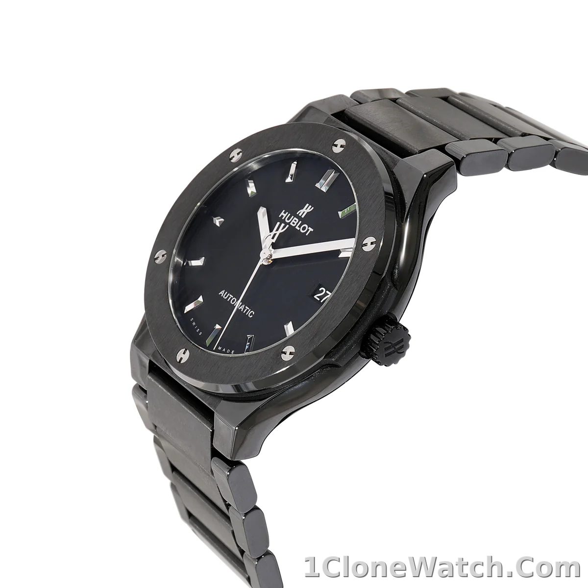 Hublot Classic Fusion Men Automatic Black Ceramic Watch 510.CM.1170.CM