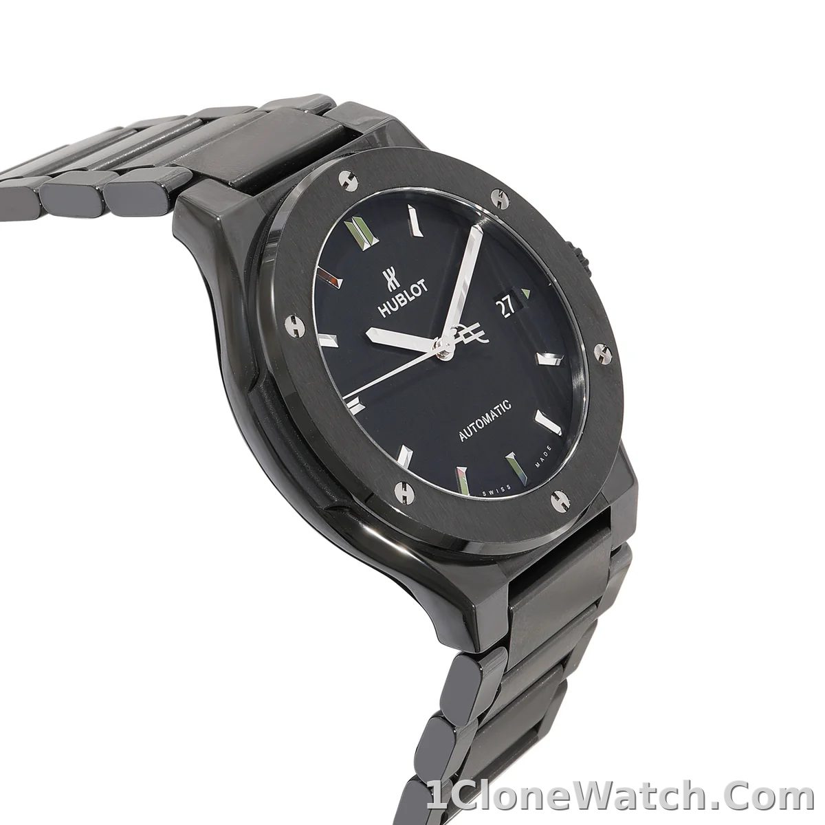 Hublot Classic Fusion Men Automatic Black Ceramic Watch 510.CM.1170.CM