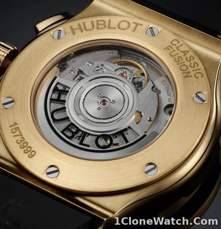 Hublot Classic Fusion Men Automatic Black Rubber Watch 541.VX.1130.RX