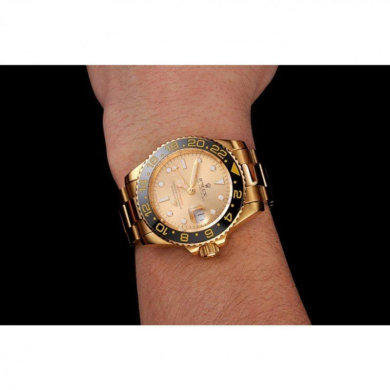 Superclone Rolex GMT-Master II 41mm Gold Dial 1453749 - gallery