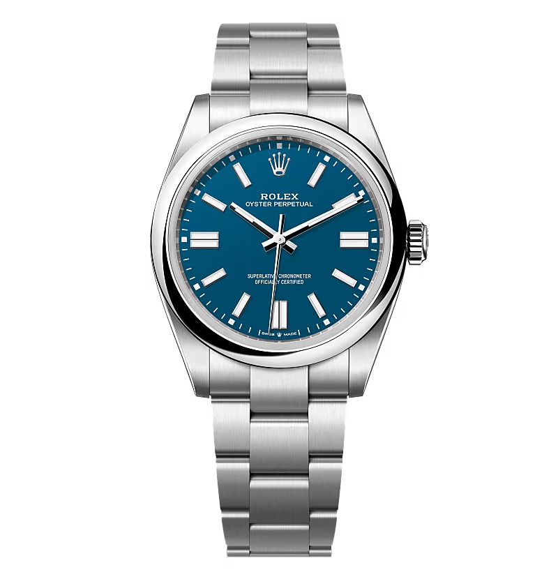 Superclone Rolex Oyster Perpetual 277200 Med Blue Dial - gallery