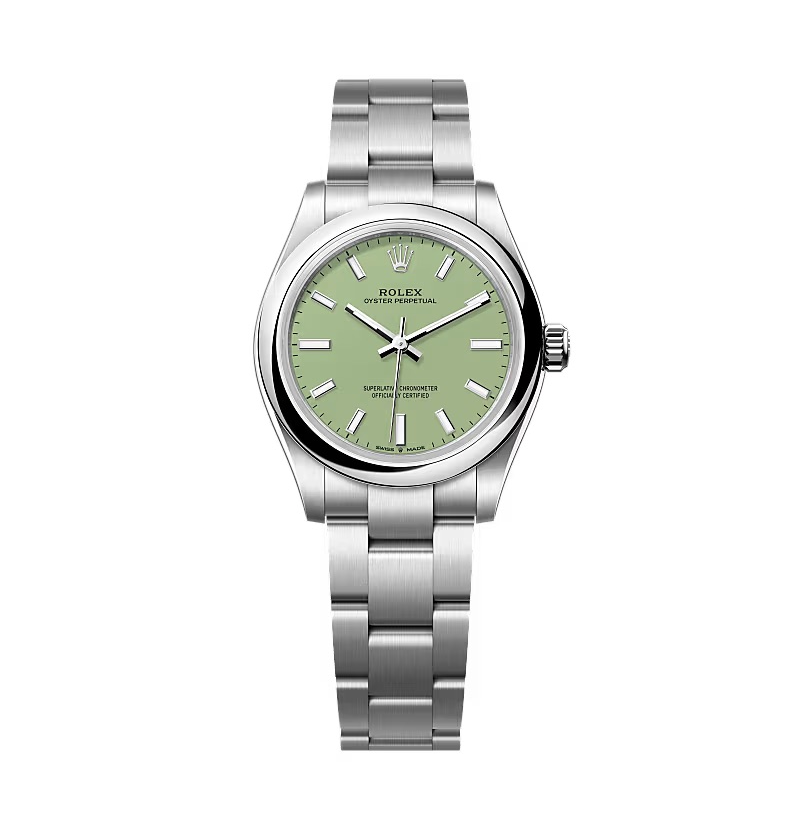 Superclone Rolex Oyster Perpetual 277200 Pistachio Dial - gallery