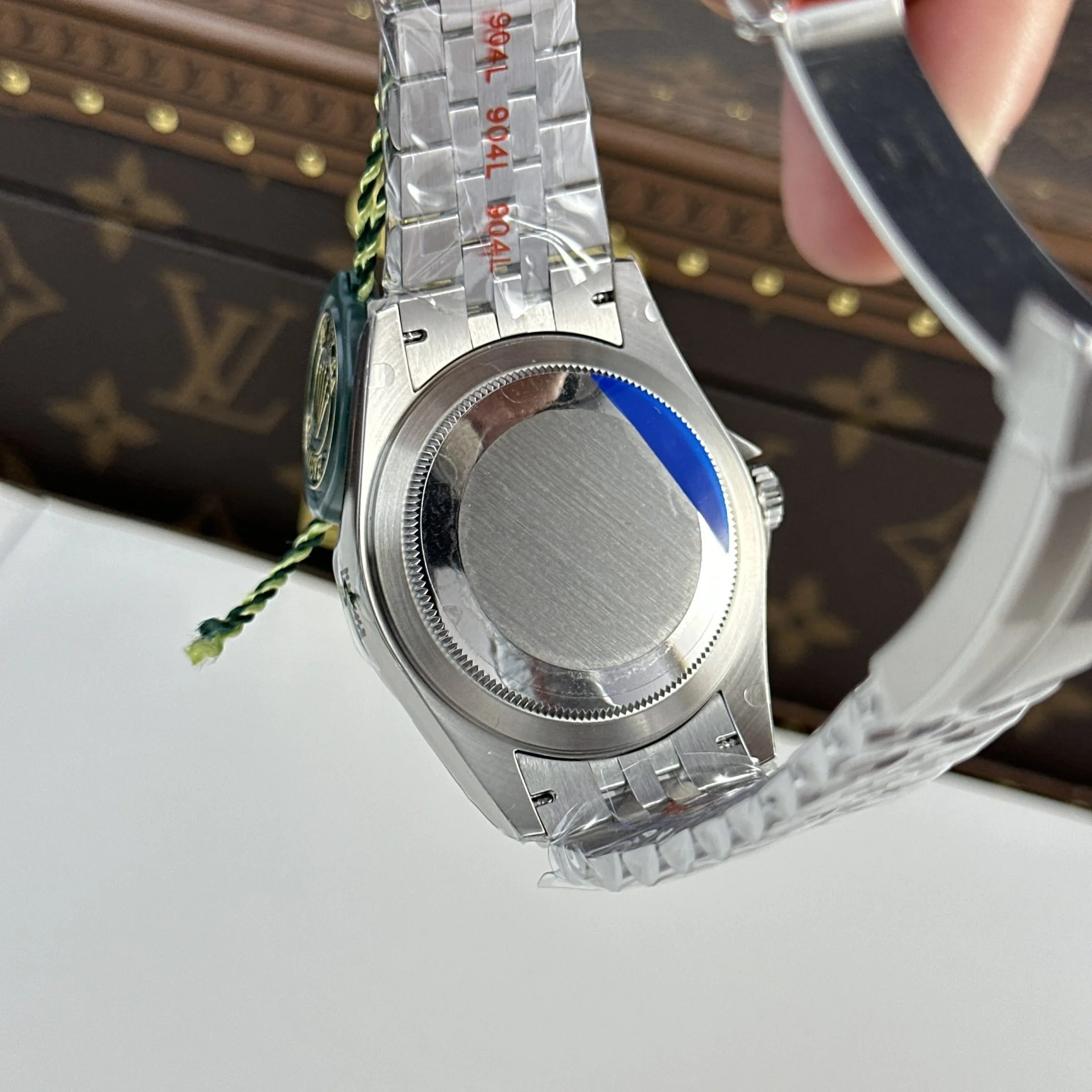 Superclone Rolex Sky-Dweller 42 mm Mint green Dial 336934 Jubilee - gallery