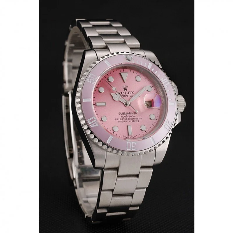 Superclone Rolex Submariner 41mm Pink Dial 1453980 - gallery