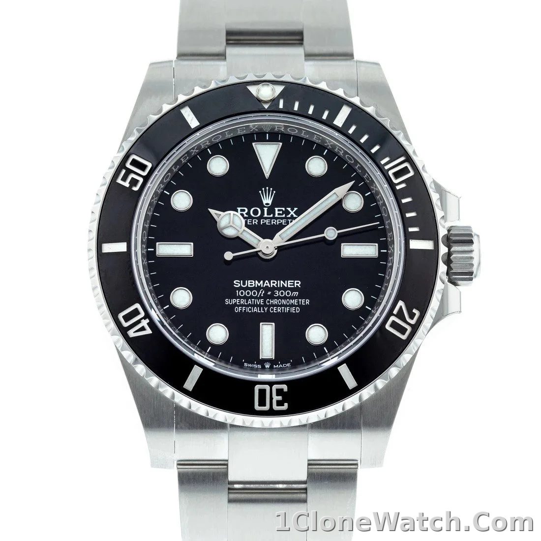 Rolex Submariner 41mm Black Dial 124060 No-Date - detail