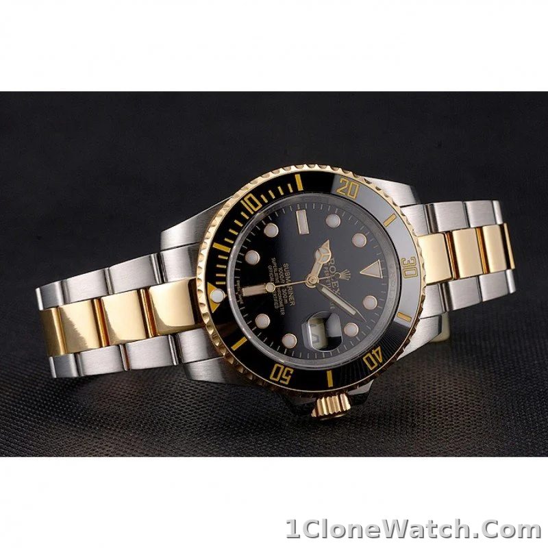 Superclone Rolex Submariner 41mm Black Dial PR16233BG - detail