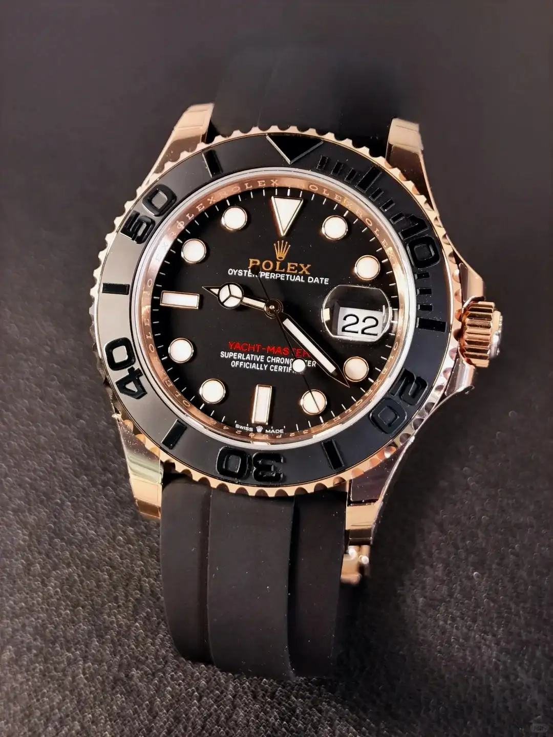 Rolex Yacht-Master 40 Oyster 40 mm Everose gold 126655 - gallery