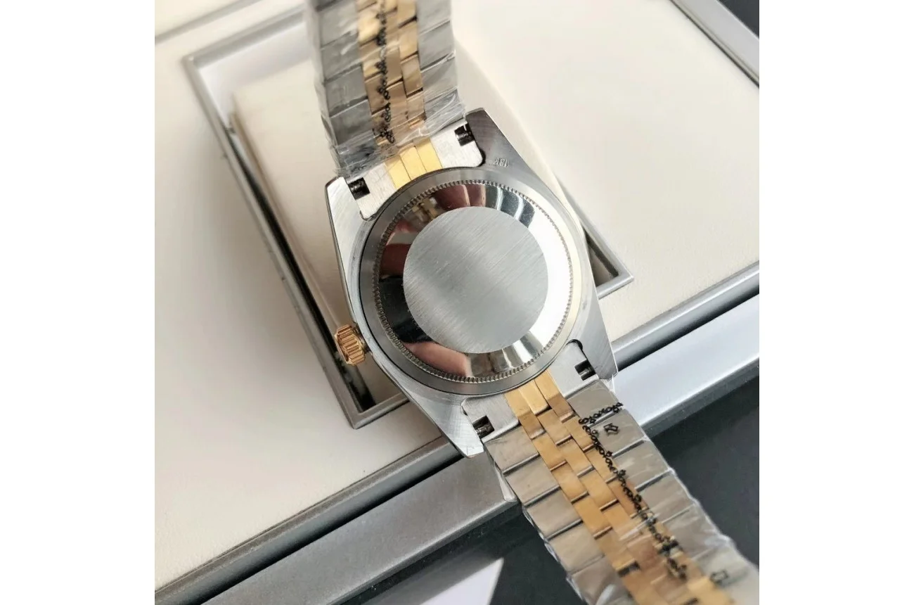 Couple Watches Rolex Datejust 36/28mm RG/SS Jub White/Dial - gallery