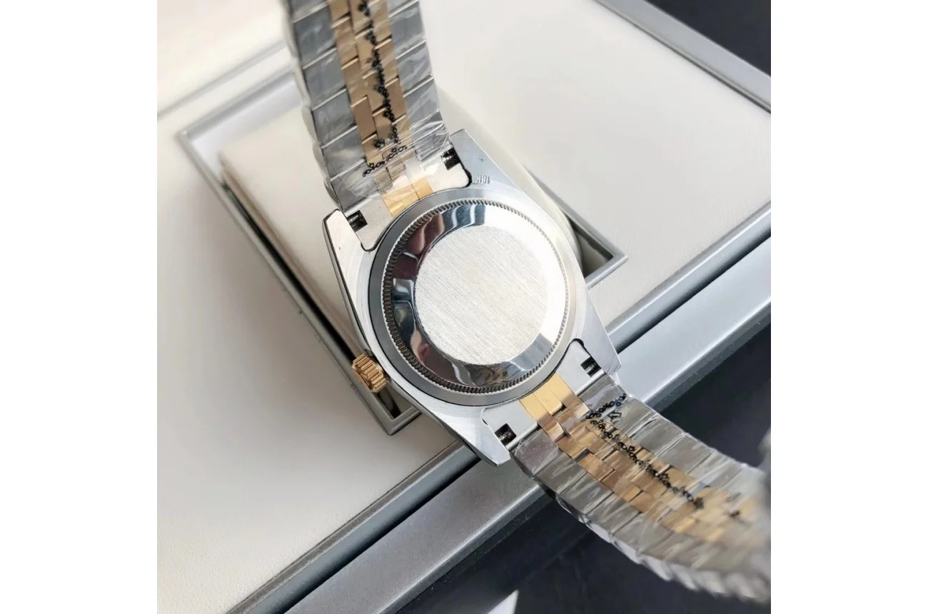 Couple Watches Rolex Datejust 36/28mm RG/SS Jub Green/Dial - gallery