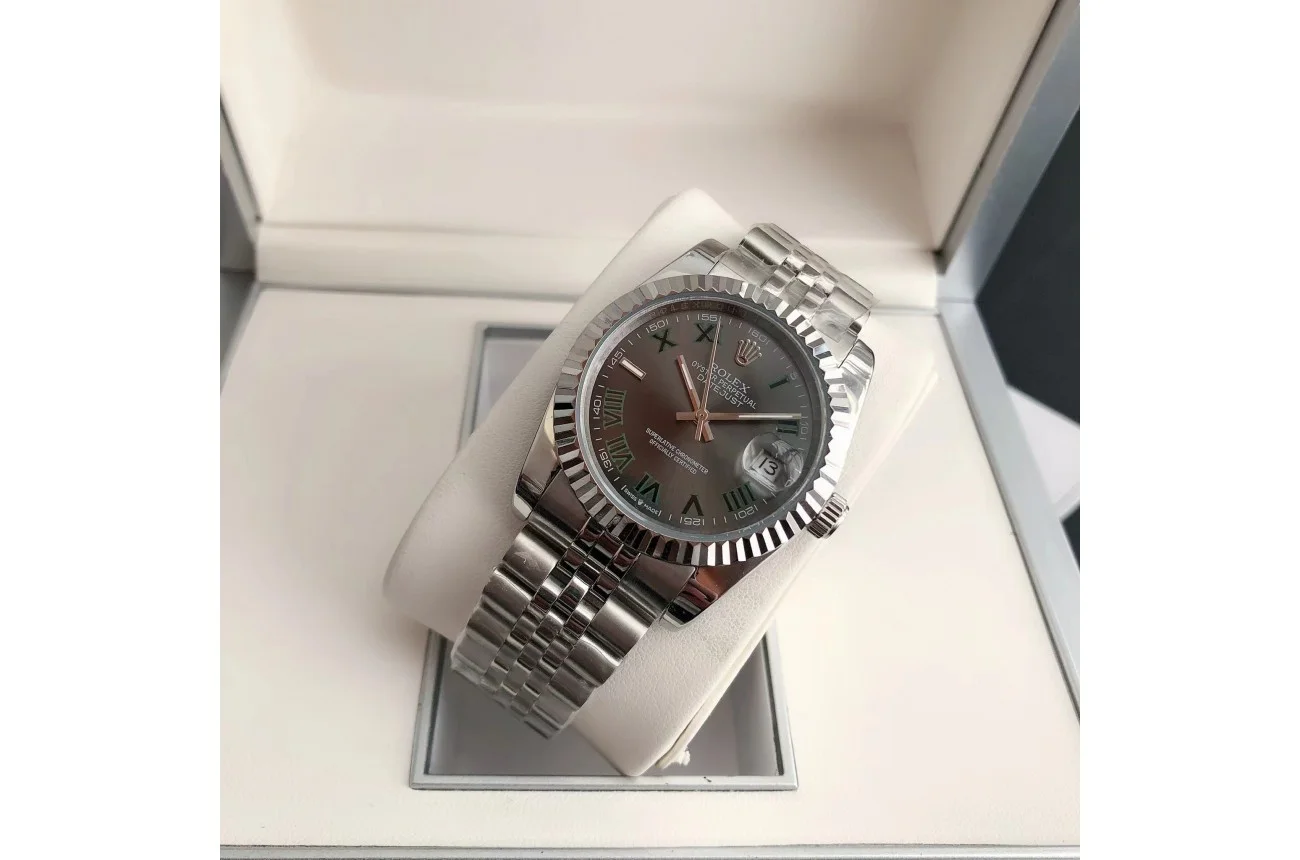 Couple Watches Rolex Datejust 36/28mm SS/SS Jub Grey/Rmn - gallery
