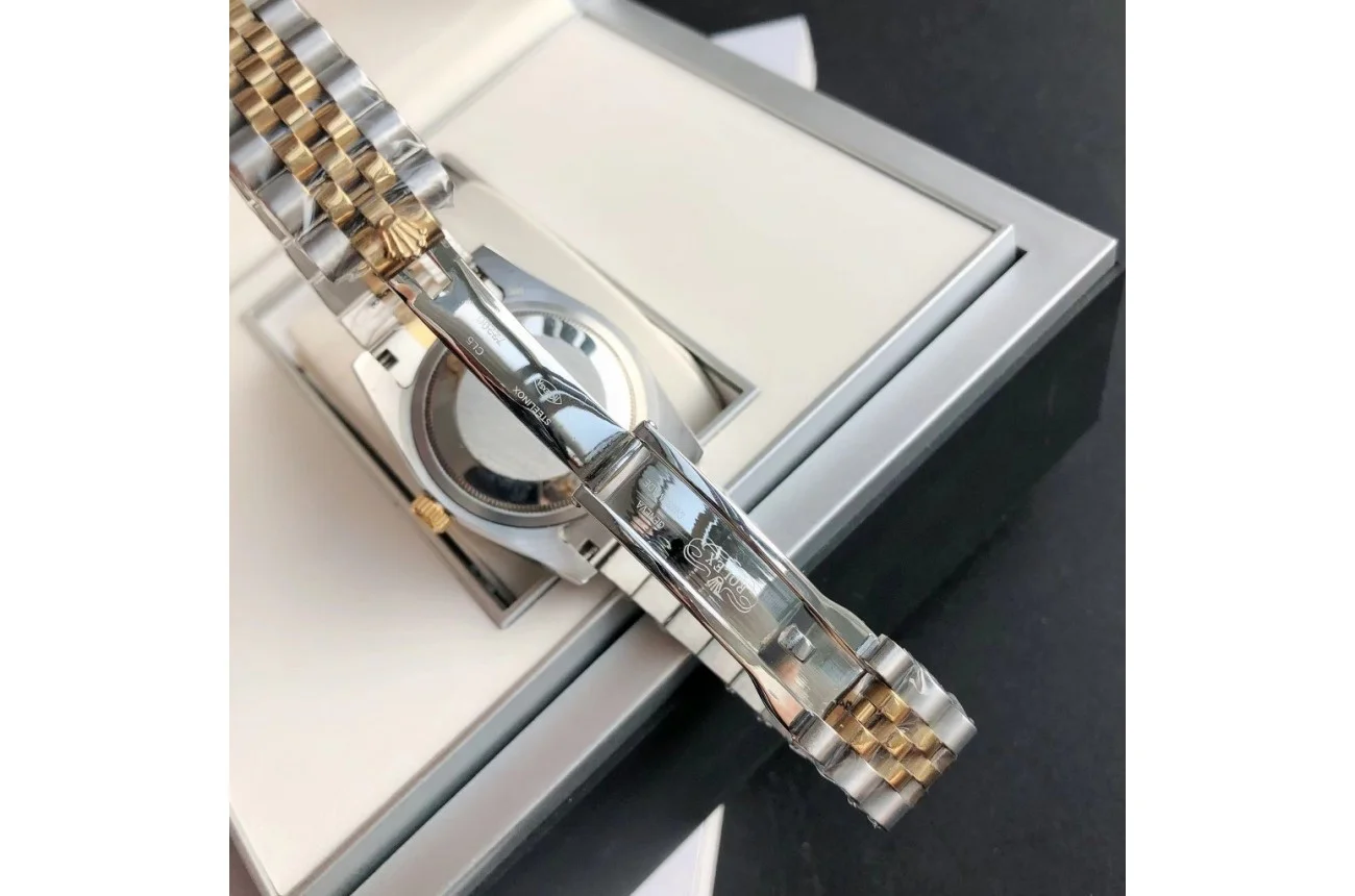 Couple Watches Rolex Datejust 36/28mm RG/SS Jub Green/Dial - gallery