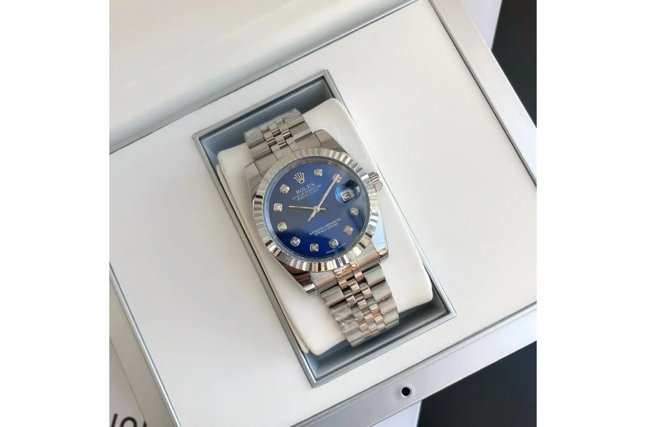 Couple Watches Rolex Datejust 36/28mm SS/SS Jub Blue/Dial - gallery