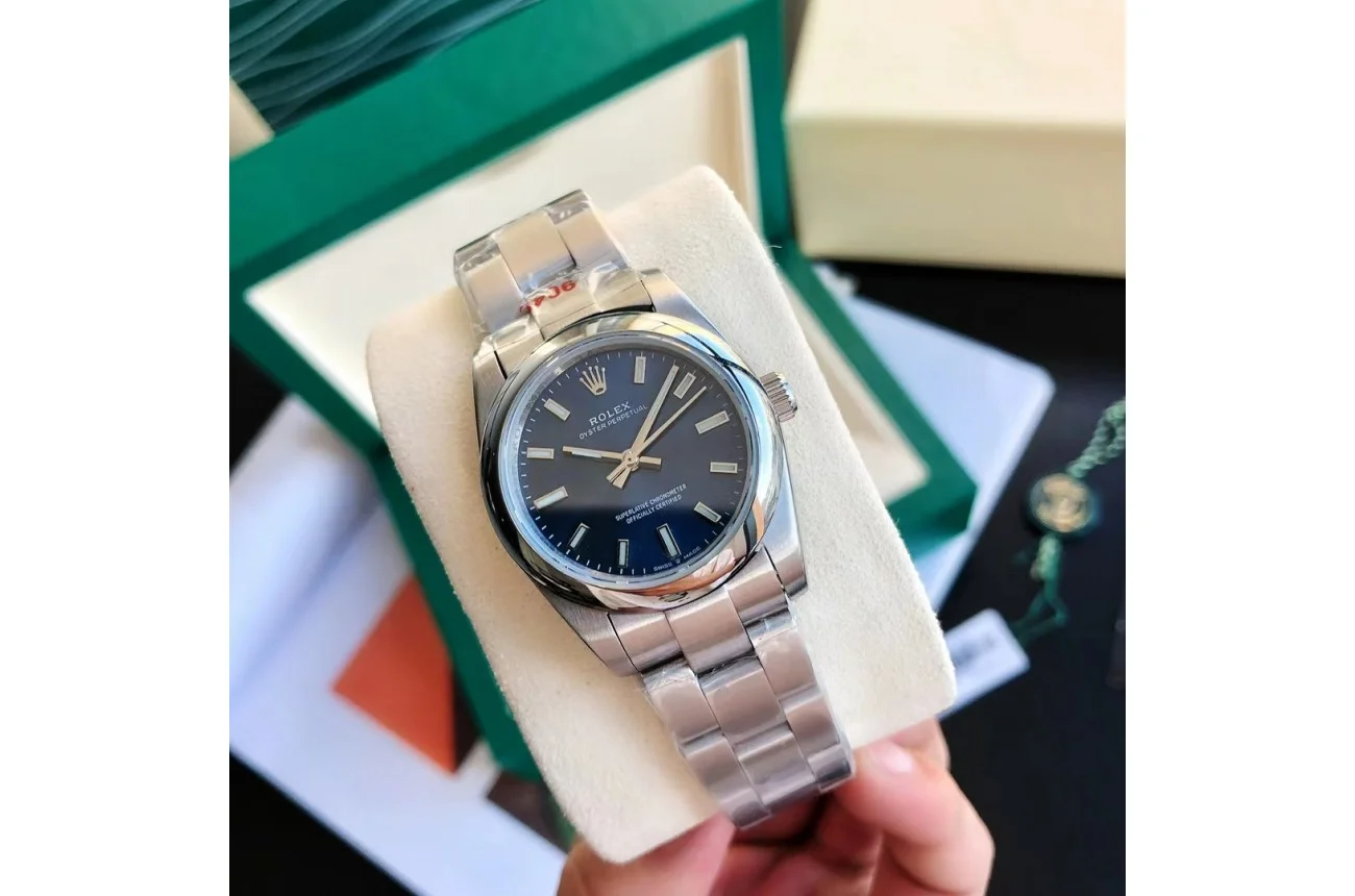 Couple Watches Rolex Oyster Perpetual 31/41mm SS/SS Blue/Stk - gallery