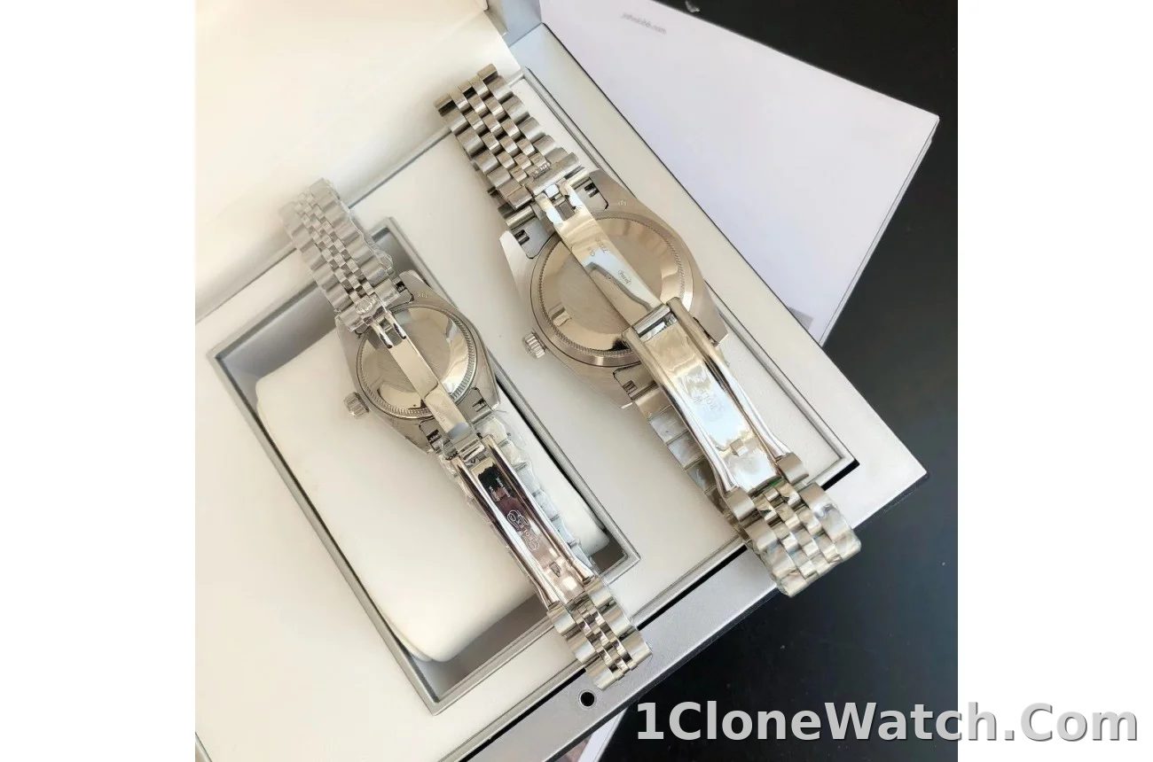 Couple Watches Rolex Datejust 36/28mm SS/SS Jub Sliver/Dia