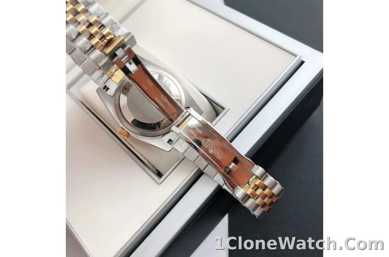 Couple Watches Rolex Datejust 36/28mm RG/SS Jub Grey/Rmn