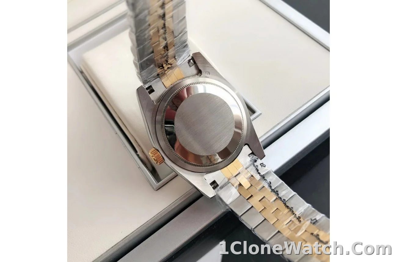 Couple Watches Rolex Datejust 36/28mm RG/SS Jub Grey/Rmn