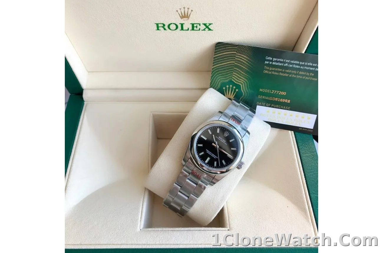 Couple Watches Rolex Oyster Perpetual 31/41mm SS/SS Black/Stk