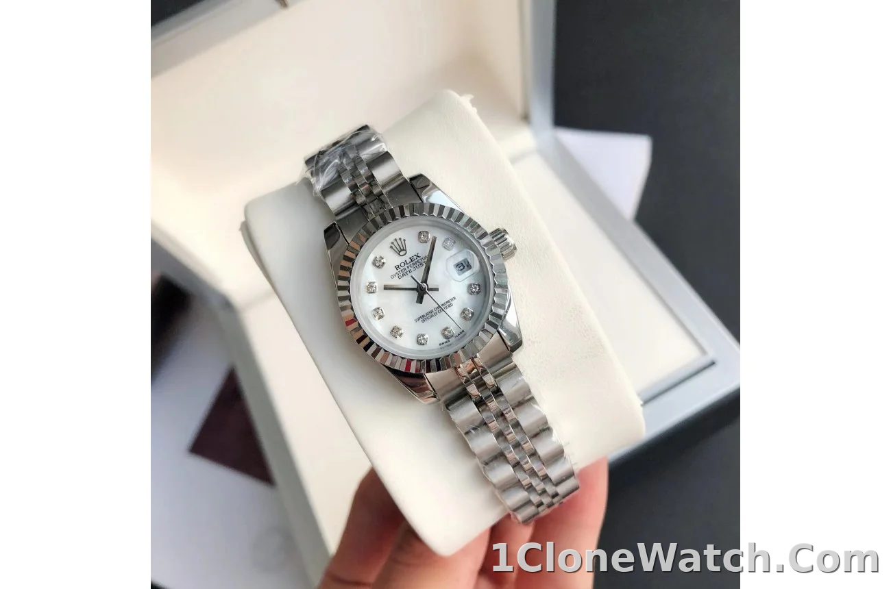 Couple Watches Rolex Datejust 36/28mm SS/SS Jub White/Dial
