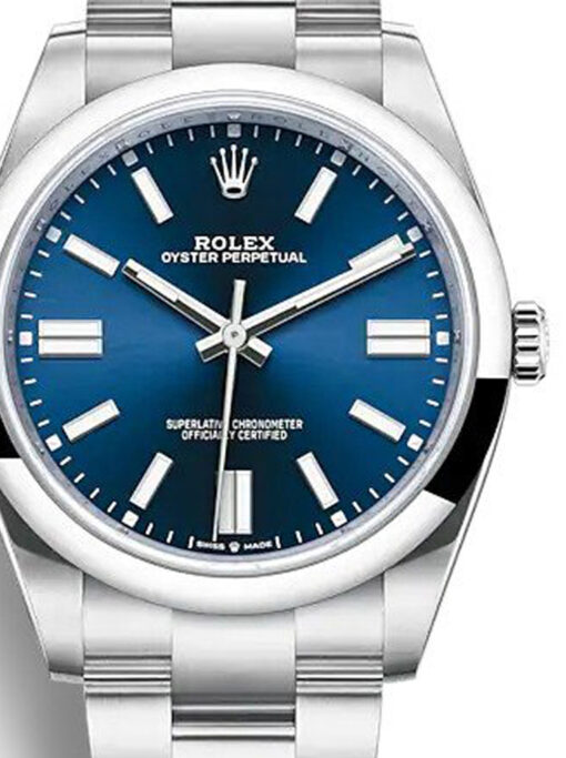 Rolex Oyster Perpetual 41mm Blue Dial 124300 Super Clone