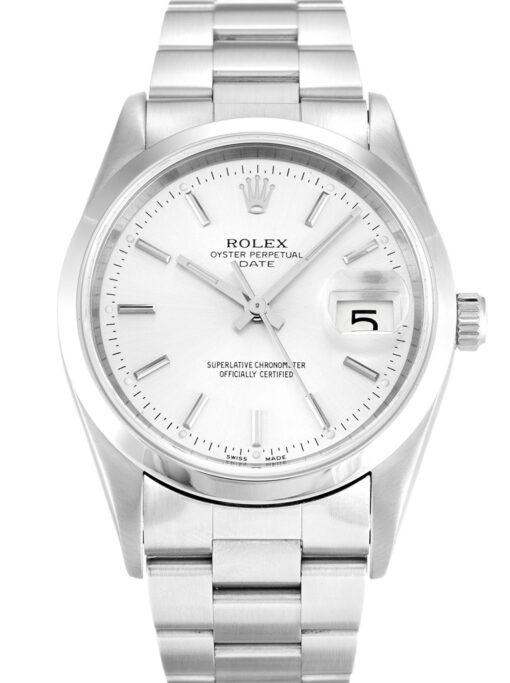 Rolex Oyster Perpetual Date 36mm Silver Dial 15200 Super Clone