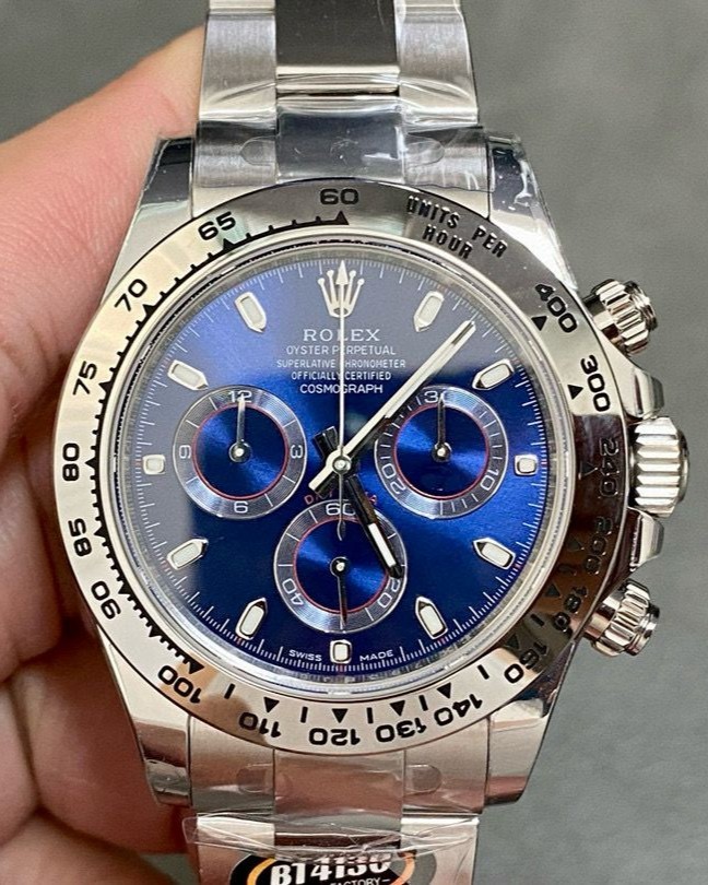 Rolex Daytona Super Clone 116528 Blue Dial 40mm