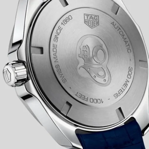 TAG Heuer Aquaracer Men Automatic Blue Rubber Watch WAY201P.FT6178 - gallery