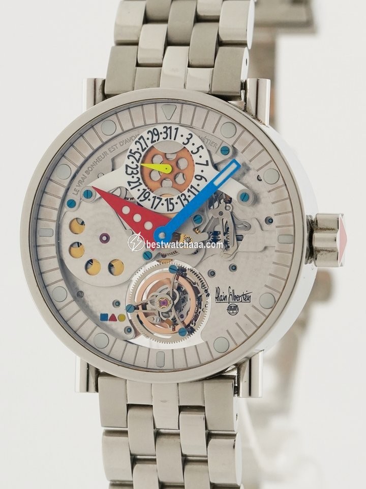 Alain Silberstein Mens watch Unisex Manual winding Steel TMA1-001