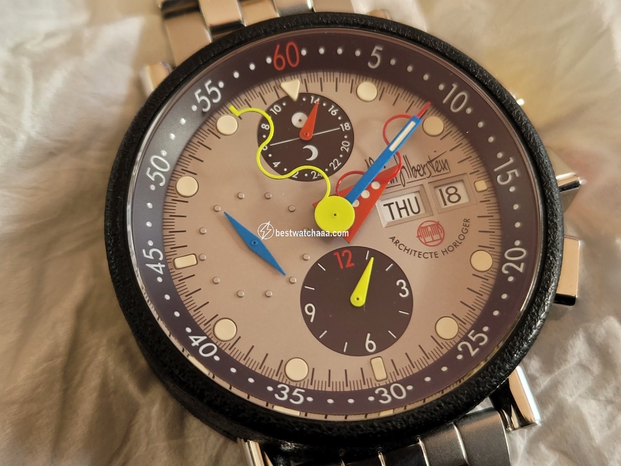 Alain Silberstein Mens watch Unisex Automatic Steel Serie 4  500  061 - gallery