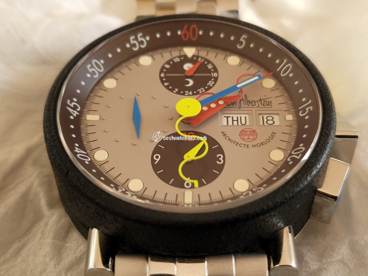 Alain Silberstein Mens watch Unisex Automatic Steel Serie 4  500  061 - gallery