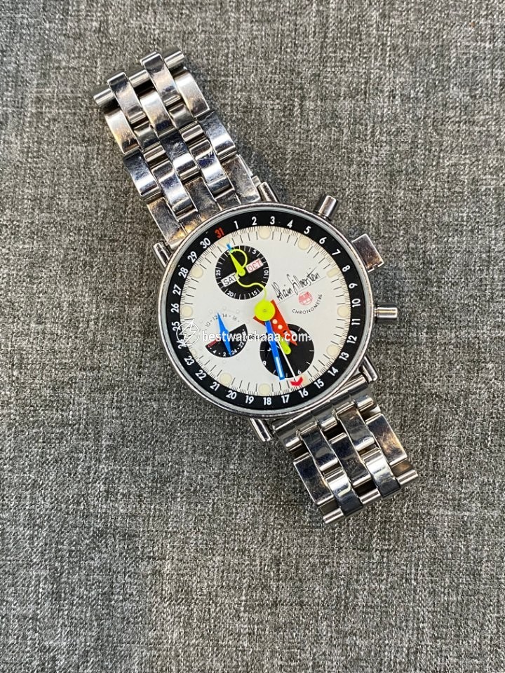 Alain Silberstein Mens watch Unisex Automatic Steel 7751 - gallery