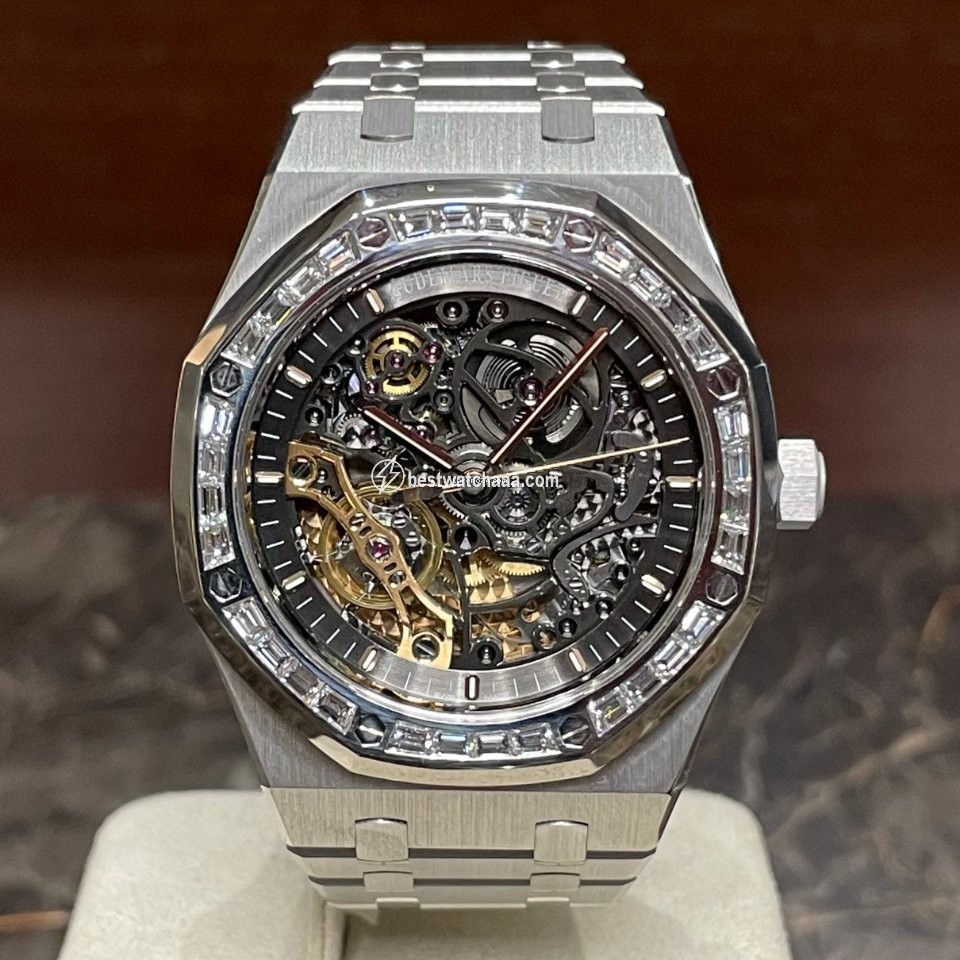 Audemars Piguet Royal Oak Mens watch Unisex Automatic White gold 15412BC.ZZ.1220BC.01