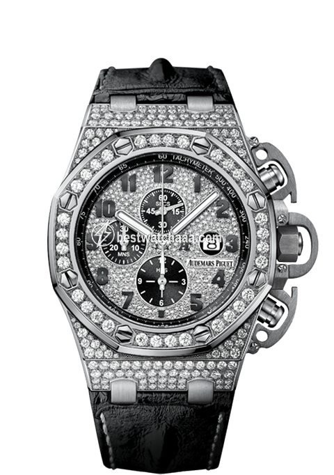 Audemars Piguet Royal Oak Offshore Chronograph Mens watch Unisex Automatic White gold 26215BC.ZZ.A101CR.01