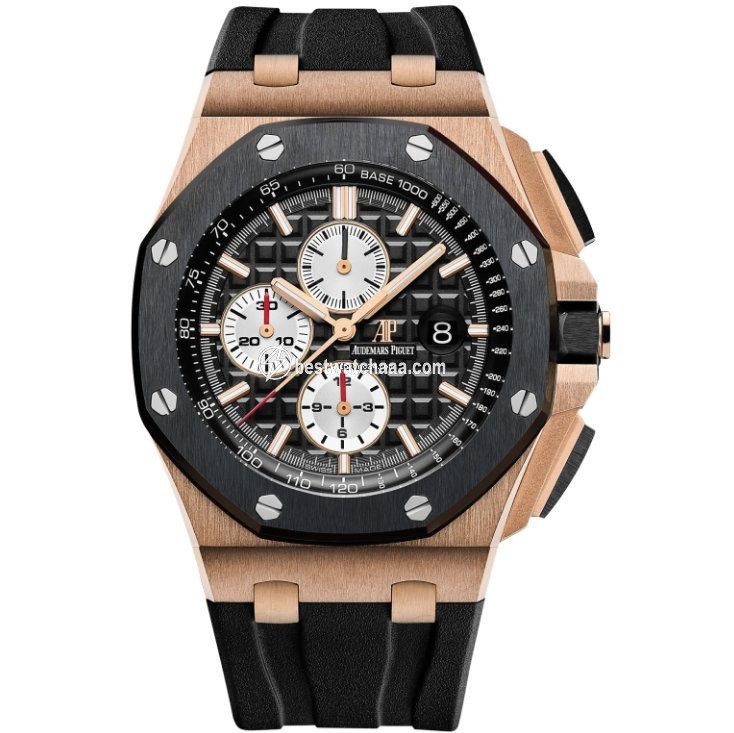 Audemars Piguet Royal Oak Offshore Chronograph Mens watch Unisex Manual winding Rose gold 26401RO.OO.A002CA.01