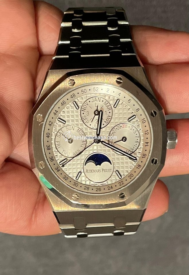 Audemars Piguet Royal Oak Perpetual Calendar Mens watch Unisex Automatic Steel 26574ST