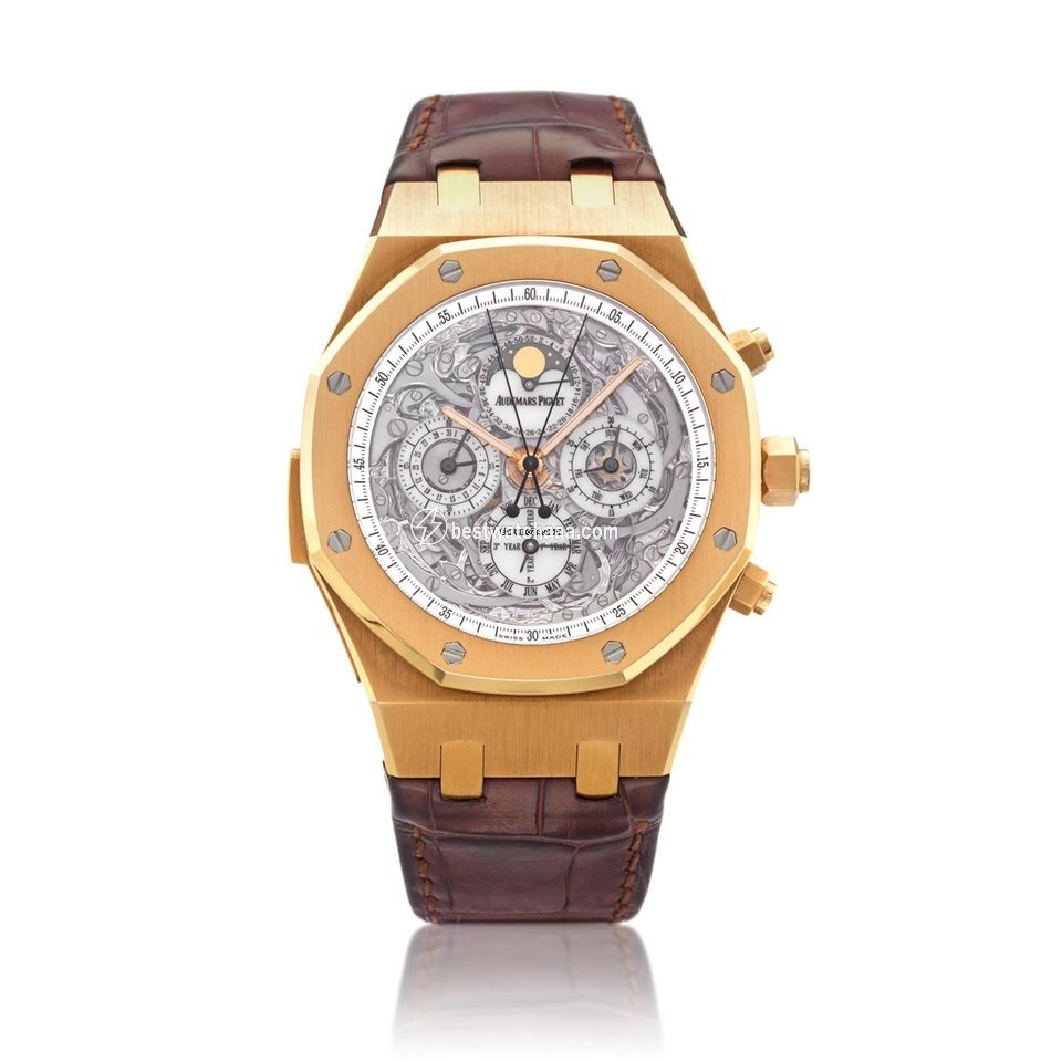 Audemars Piguet Royal Oak Perpetual Calendar Mens watch Unisex Automatic Rose gold 26065OR